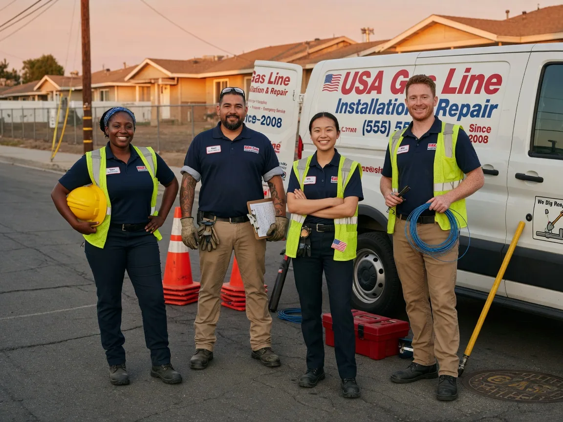 Gas Line Installation company in Helmsburg, IN